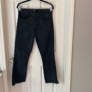 Mother Insider Crop Step Fray jeans